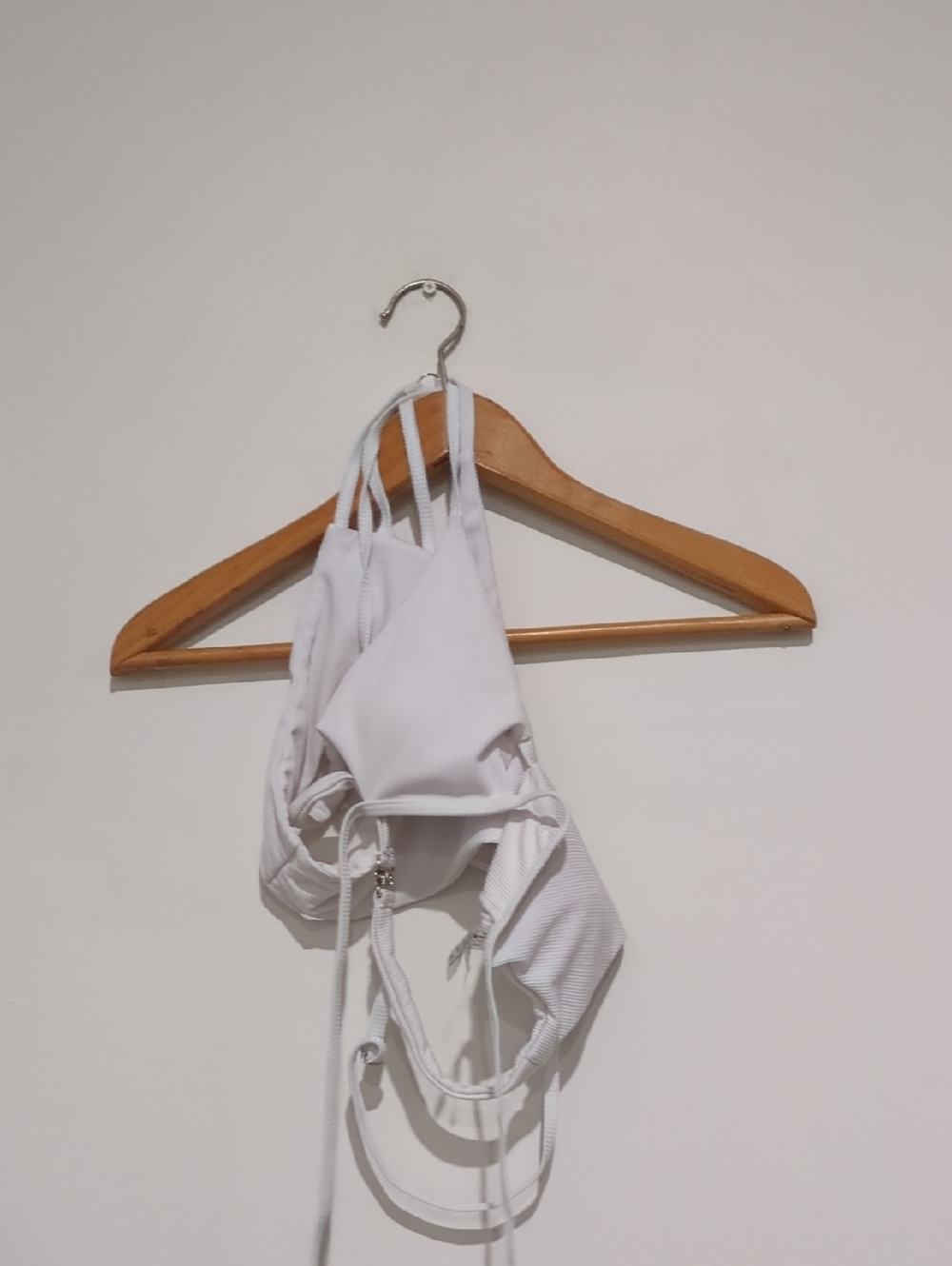 White Strappy Bikini